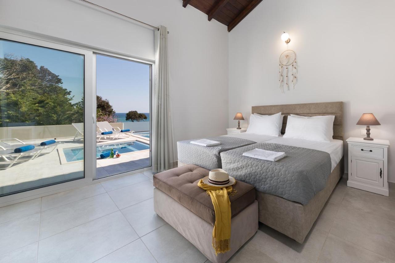 Villa Alonaki Bay Halikounas Exteriör bild