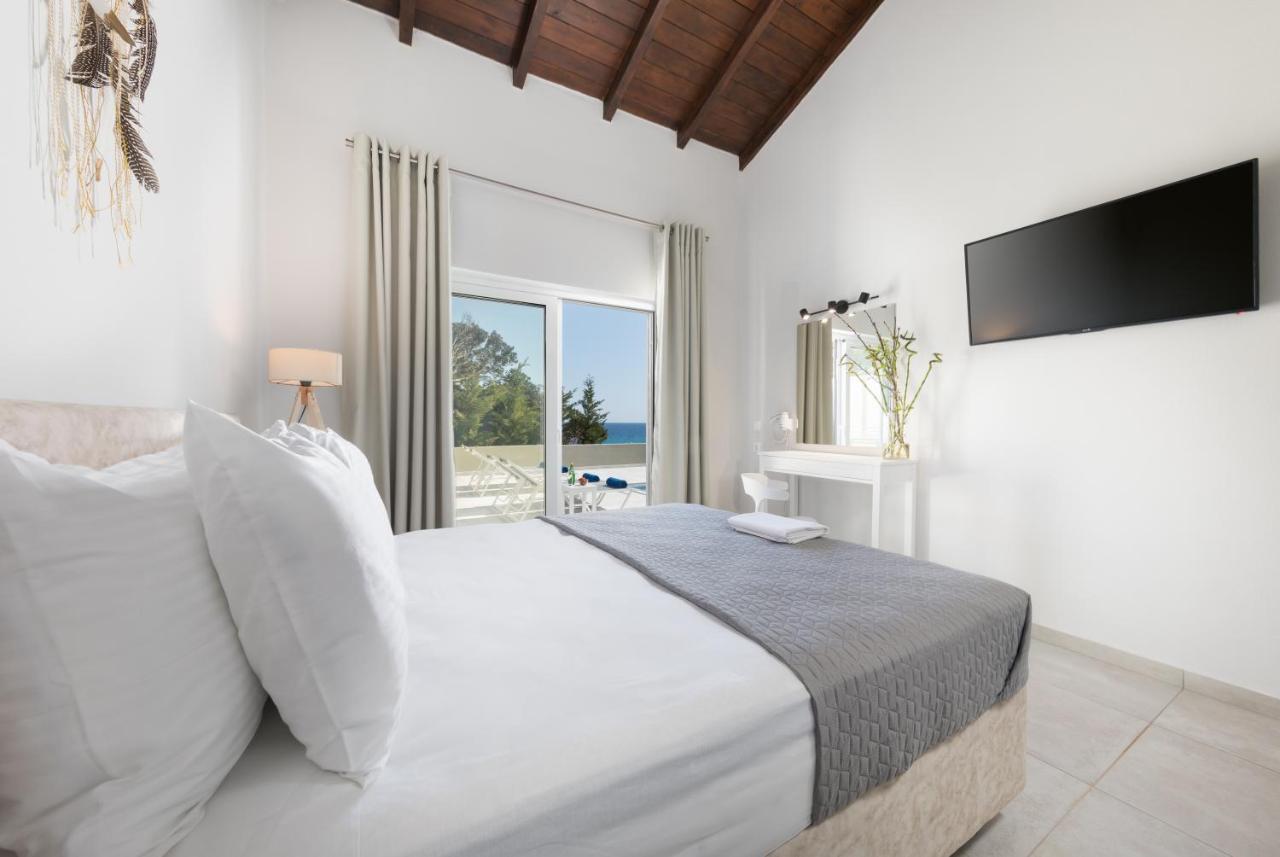 Villa Alonaki Bay Halikounas Exteriör bild